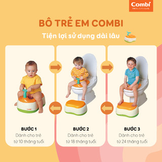 Bô trẻ em Combi màu cam
