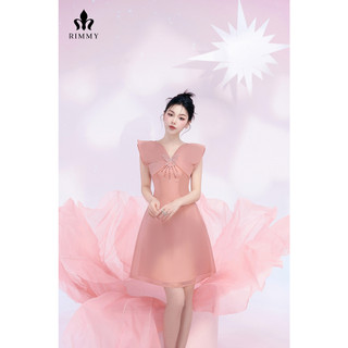 Đầm Dự Tiệc Kiểu Dáng Cách Điệu Nổi Bật Đính Kết Nhẹ Nhàng Design by RIMMY Sparow