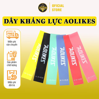 Dây Mini Band JindoSoccer - Dây Kháng Lực Cao Su AOLIKES Tập Gym Yoga Tay Chân Mông Đùi JSD20