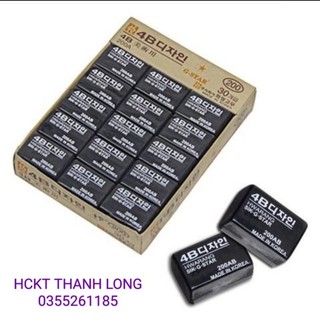 Hckt - gôm đen 4b g-star tẩy sạch chì