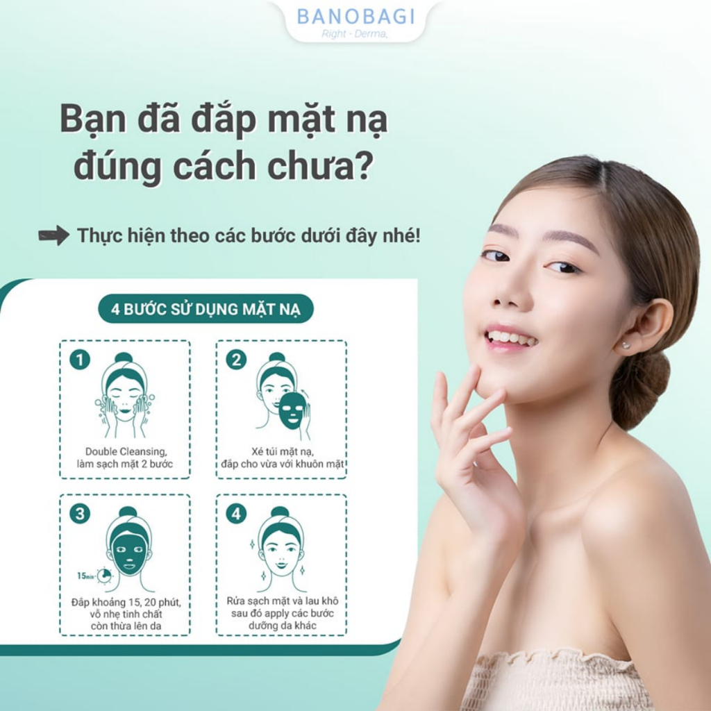 Mặt Nạ Giấy Banobagi Mask Retinol Collagen Vitamin Viên Thuốc Dưỡng Trắng Da Cấp Ẩm Phục Hồi Giảm Mụn Kiềm Dầu 30ml