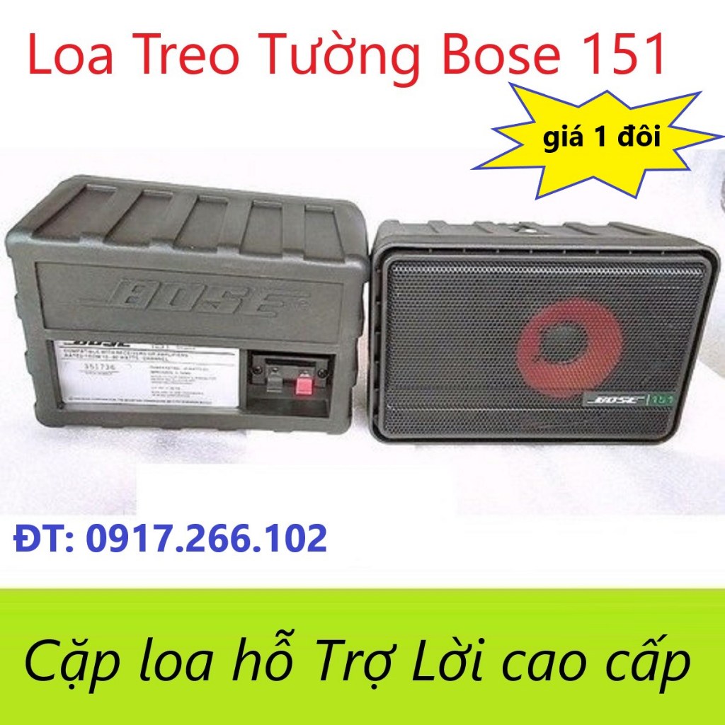 Bộ 2 Loa BOSE 151 Nhạc Hay Lời Sáng, Trợ Lời Karaoke, Loa Quán Cafe Treo Tường, Nhà Hàng - Giá 1 Đôi
