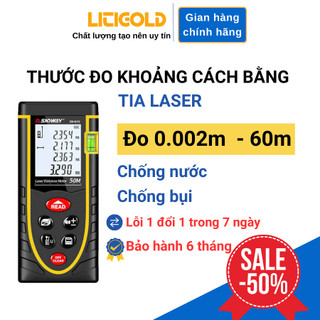 Thước Đo Khoảng Cách Bằng Tia Laser SNDWAY SW_M50 - Đo Khoảng Cách Siêu Dễ Dàng, Bấm Là Đo