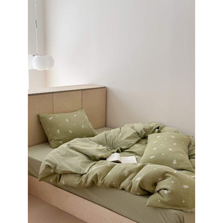 Bộ chăn ga đũi linen Hàn Quốc