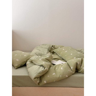 Bộ chăn ga đũi linen Hàn Quốc