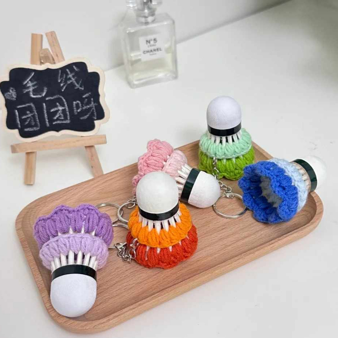 Móc Khóa Cầu Lông Len