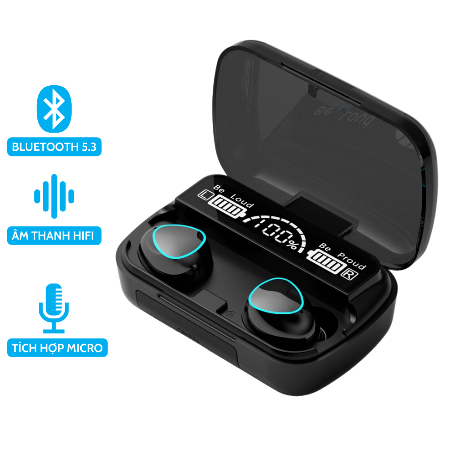 Tai nghe Bluetooth Pro 2 TWS 5.3 Nhỏ Gọn Tiện Lợi Âm Thanh HIFI Chống Ồn Định Vị Đổi Tên TECHZONE MALL