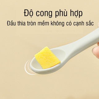 Thìa ăn dặm cho bé silicon- 55756