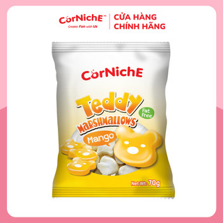 Kẹo Xốp Marshmallows hình gấu vị xoài 70g