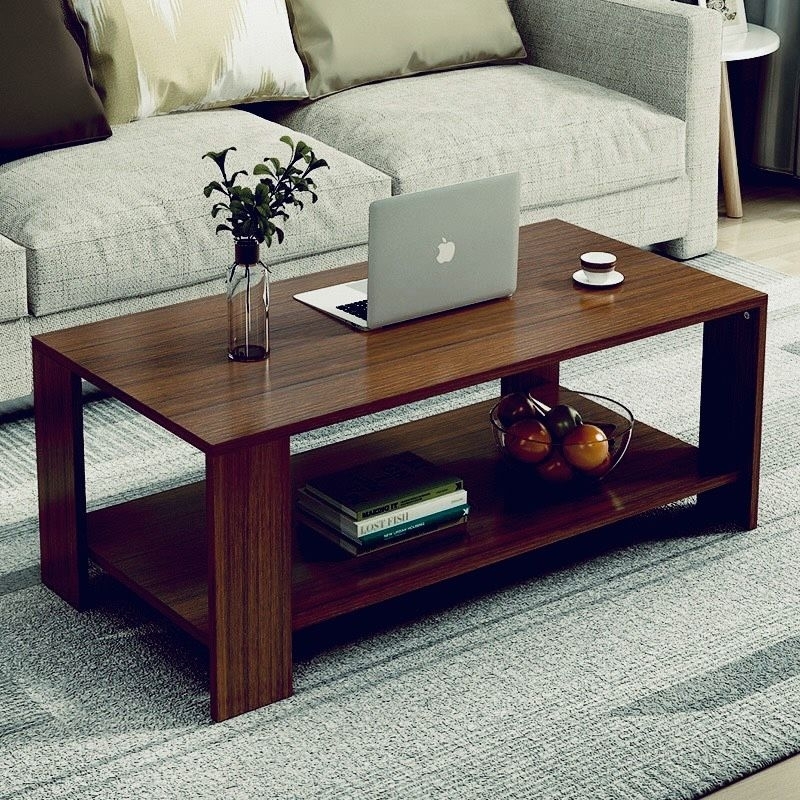 BÀN SOFA gỗ 2 tầng để phòng khách sang trong hiện đại