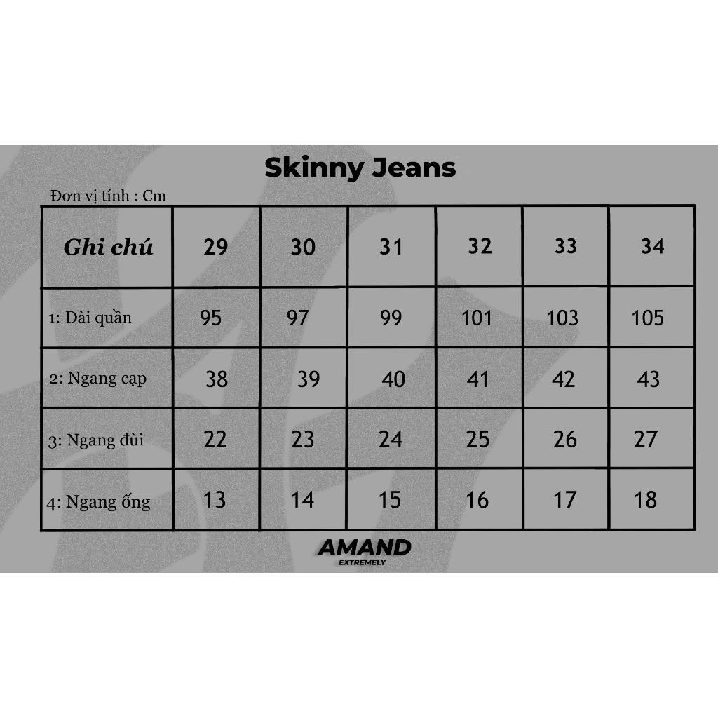 Quần Jeans Amand Grey Mist Jeans