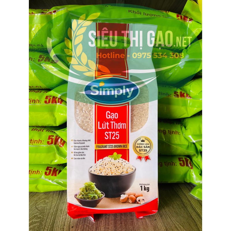 GẠO LỨT THƠM ST25 SIMPLY