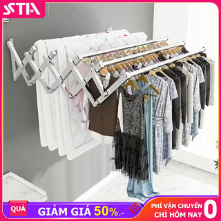 STA-Giàn phơi đồ inox giãn thông minh co giãn thông minh - Sào phơi, giá phơi, giàn phơi đồ