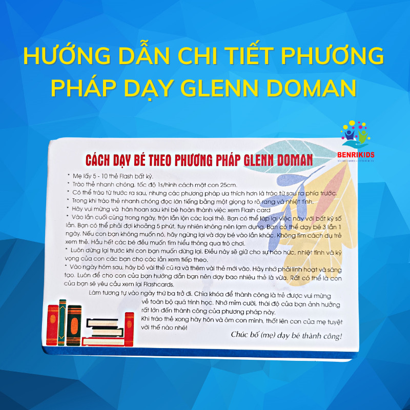 Bộ Thẻ Học Glenn Doman Kích Thước To A5 100 Chủ Đề Về Thế Giới Xung Quanh Giúp Trẻ Phát Triển Não Trái - Não Phải