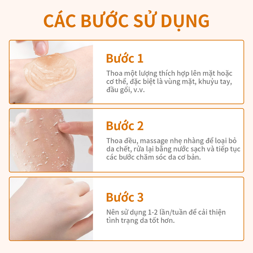 Gel Tẩy Tế Bào Chết  Niacinamide+Ceramide 50g AISASEA Kem Làm Trắng Da Sạch Sâu Lỗ Chân Giảm Mụn Đầu Đen | BigBuy360 - bigbuy360.vn