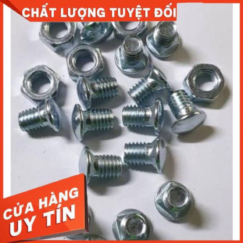 combo 10 ốc bắt sắt V lỗ hoặc bát bắt sắt,ốc bắt kệ sắt