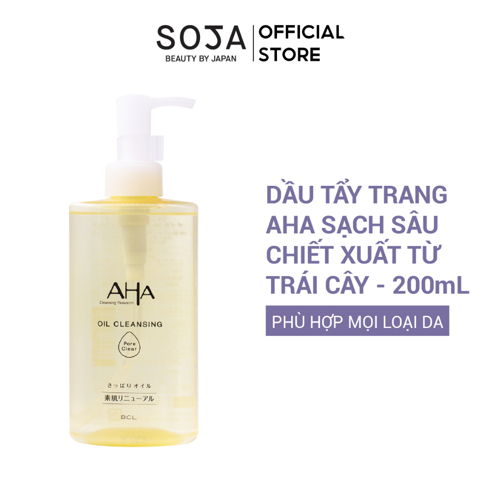 Dầu Tẩy Trang Sạch Sâu Lỗ Chân Lông BCL Cleansing Research 200ml