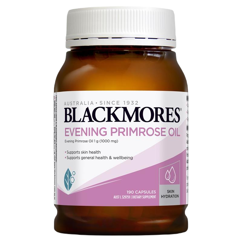 Tinh dầu hoa anh thảo Blackmores Evening Primrose Oil 190 viên điều hòa nội tiết tố nữ, ổn định chu kỳ kinh nguyệt