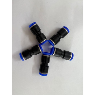 Combo 5 nối nhanh pe 8mm lắp ống phun sương - nối nhanh ống 8mm