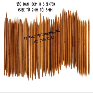 Bộ kim đan len size 15cm