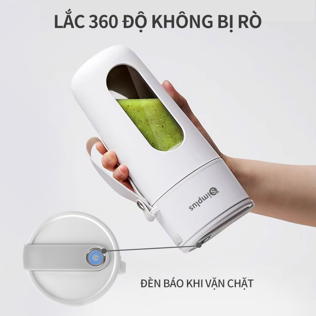 Máy Xay Sinh Tố Cầm Tay Simplus ZZJH006 Dung tích 400ml