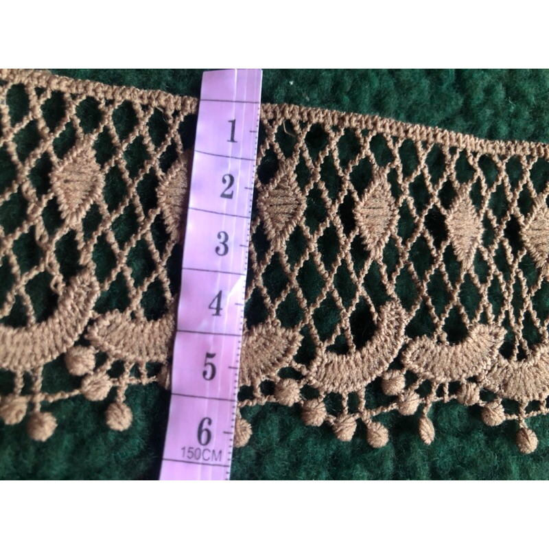 ❤Ren chỉ bản 5cm trang trí váy áo, làm đồ handmade, phụ kiện may mặc