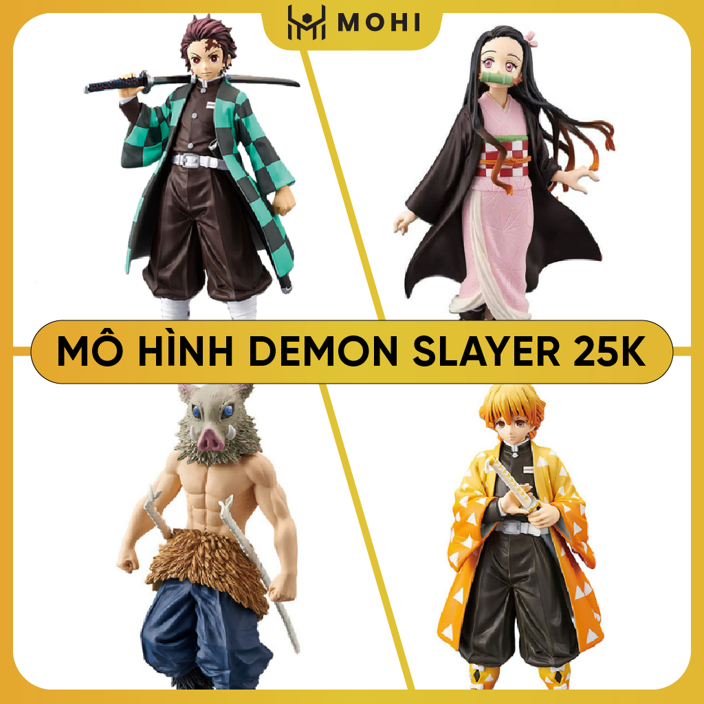 Mô hình trang trí Kimetsu No Yaiba chỉ 25k, nobox