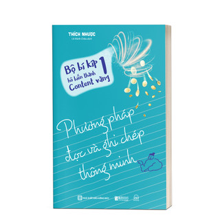 Sách bizbooks - bí kíp hô biến thành content vàng 1: phương pháp đọc và ghi chép thông minh - sách phát triển kỹ năng