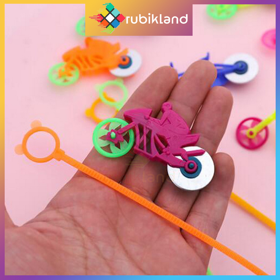 Xe Đạp Kéo Vuốt Mini Đồ Chơi Tuổi Thơ Thế Hệ 8x 9x Đồ Chơi Trẻ Em Giải Trí Xả Stress - Little Kobo