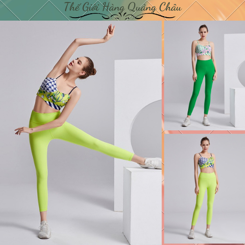 Set Bộ Quần Áo GYM, YOGA, AEROBIC Cao Cấp Có MÚT, Bộ Thể Thao Nữ Hàng Quảng Châu (BT35)