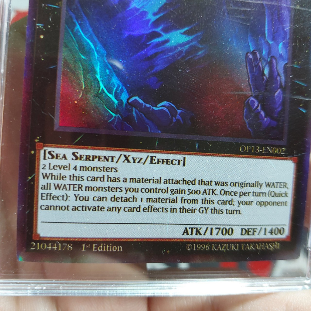 Lá ABYSS DWELLER 21044178 CƯ DÂN Abys hiệu ứng holo 1458 D13 15