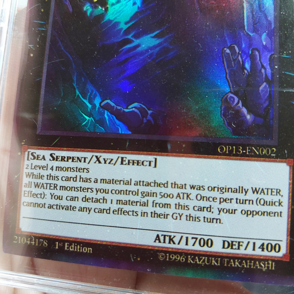 Lá ABYSS DWELLER 21044178 CƯ DÂN Abys hiệu ứng holo 1458 D13 15