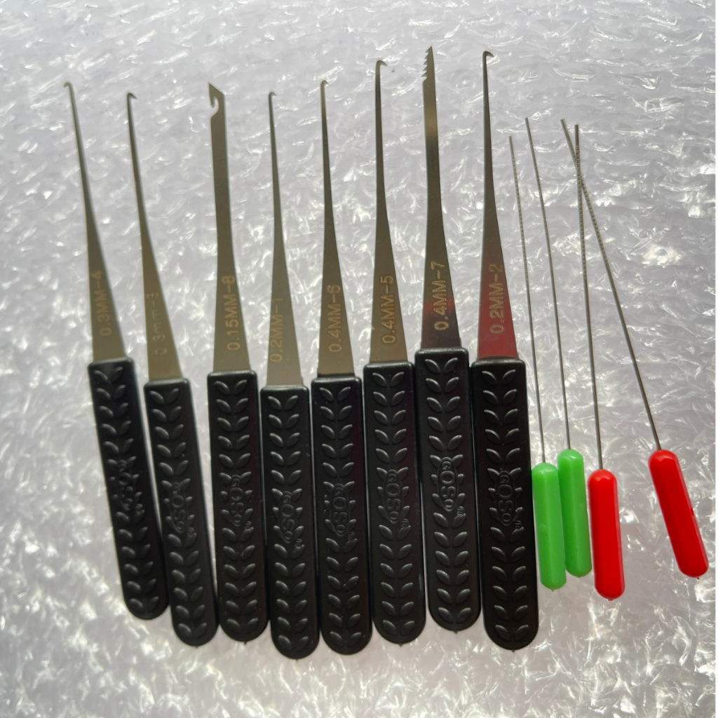 Bộ tools rút chìa khoá gãy 12 cây