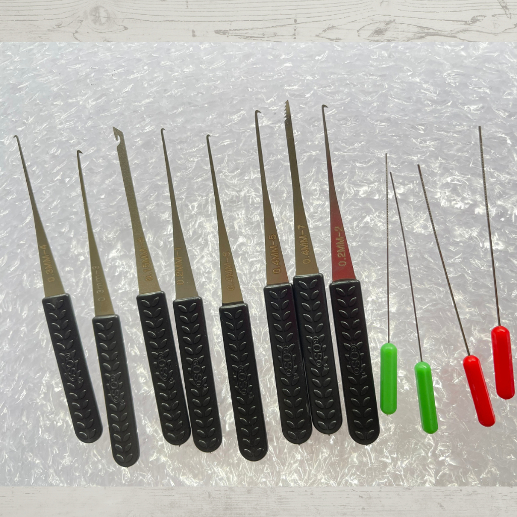 Bộ tools rút chìa khoá gãy 12 cây