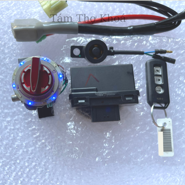 Khoá smartkey Exciter 4 số - Sirius xăng cơ full bộ