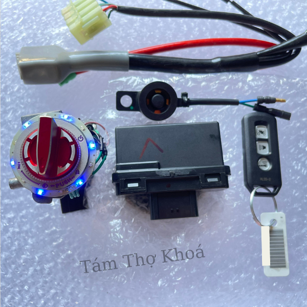 Khoá smartkey Exciter 4 số - Sirius xăng cơ full bộ