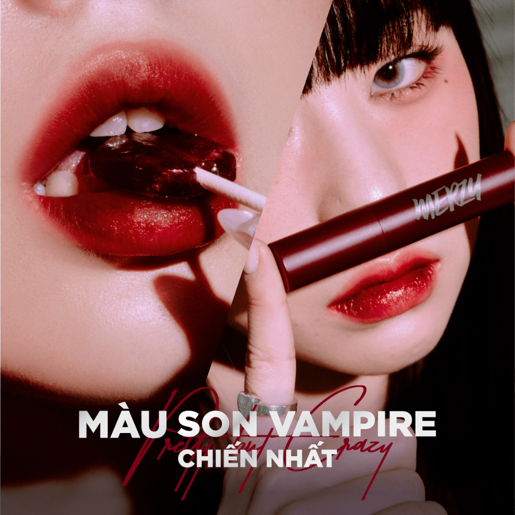 Combo 2 Son Kem Siêu Lì Merzy Soft Touch Lip Tint 3g (Ver 2) + Son Kem Lì Merzy Noir Mellow Tint Ver M13 Edition 4g