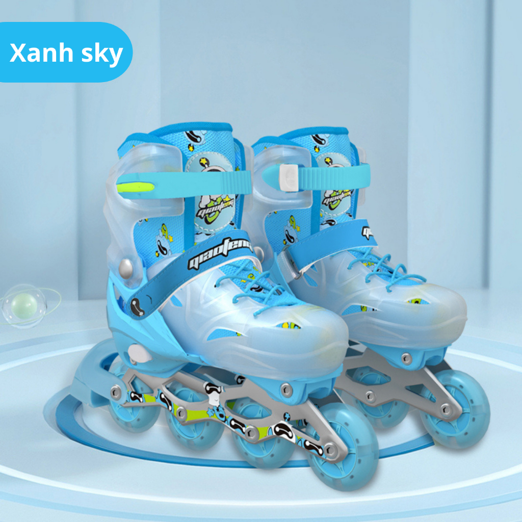 Giày Patin Trẻ Em COUGAR Baby , Giày Trượt Patin Form Nhựa Cao Cấp, Tặng Kèm Phụ Kiện Cao Cấp