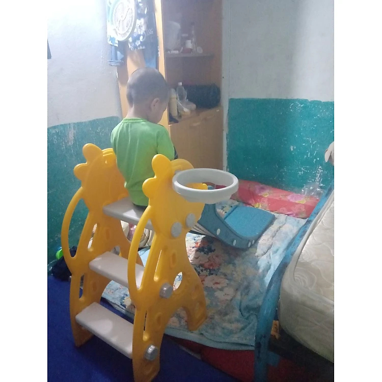 Cầu trượt cho bé, cầu trượt khủng long, hươu, voi 6in1 cho bé từ 1-7 tuổi bảo hành 12 tháng