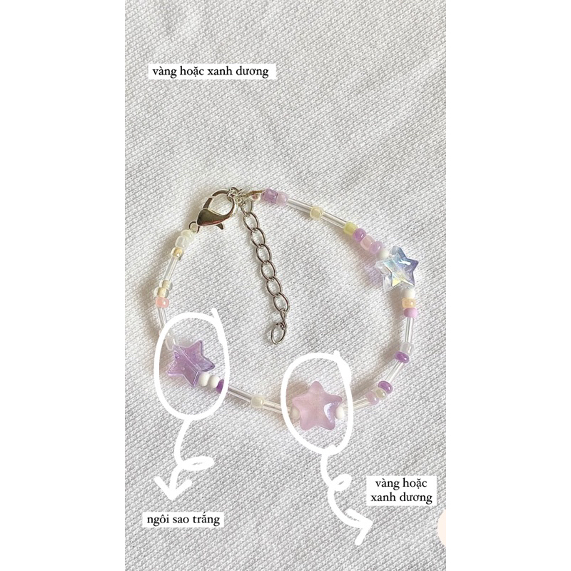 By nepnepp  |  vòng tay hạt cườm hình ngôi sao đáng yêu