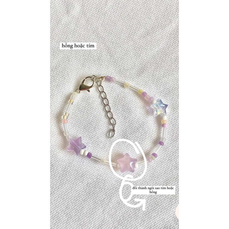 By nepnepp  |  vòng tay hạt cườm hình ngôi sao đáng yêu