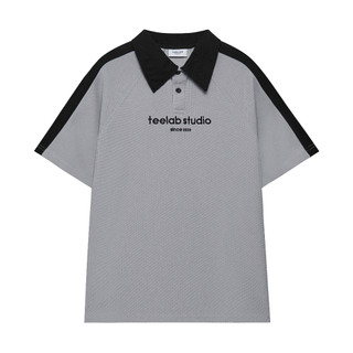 Áo Polo Straight Shoulder Line Dark Blue Teelab Local Brand Unisex Form Oversize AP041