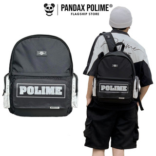 Balo đi học nam local brand Pandax basic unisex chống gù vải dù nhiều ngăn đựng laptop sách vở