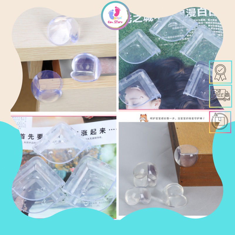 Miếng bọc góc bàn Silicon chống va chạm, an toàn cho bé
