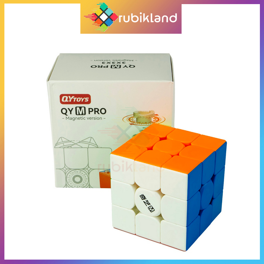 Rubik 3x3 QiYi M Pro 2023 Stickerless Rubic QiYi M Pro 3x3x3 Có Nam Châm Đồ Chơi Trẻ Em Phát Triển Tư Duy - Little Kobo