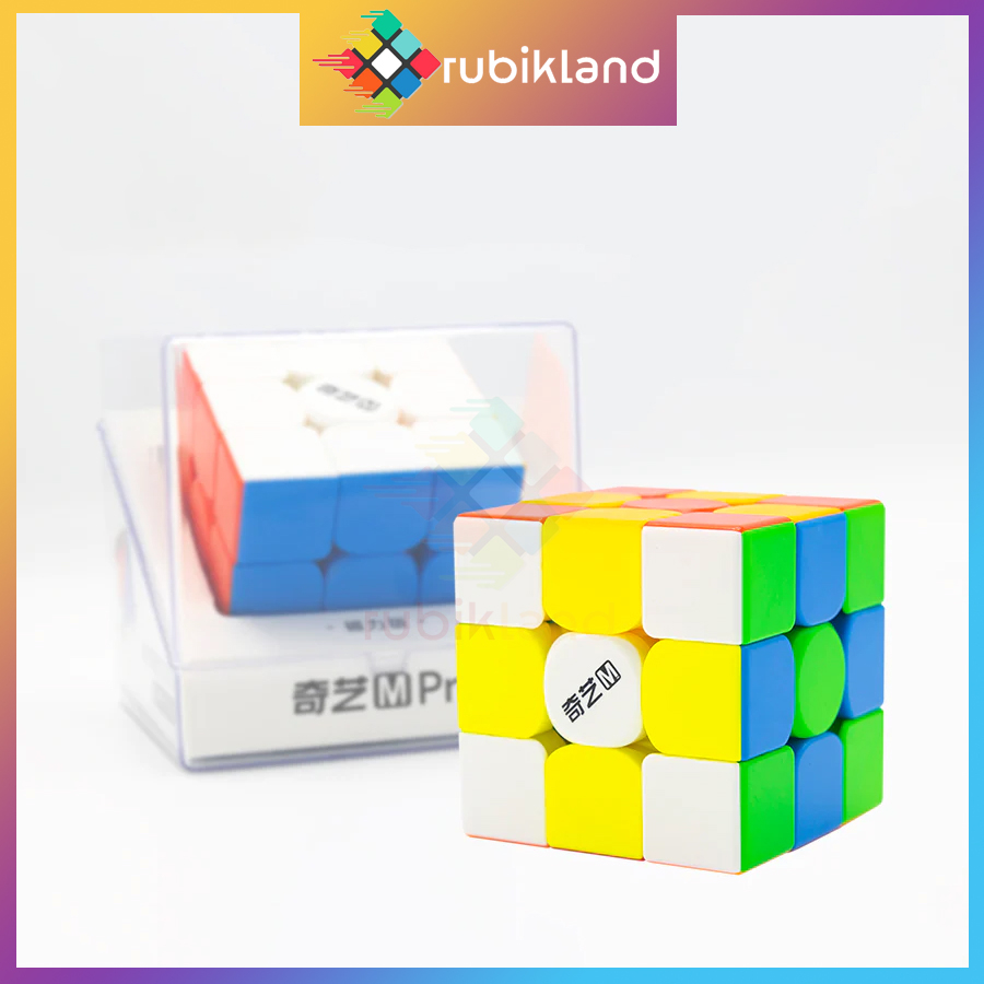 Rubik 3x3 QiYi M Pro 2023 Stickerless Rubic QiYi M Pro 3x3x3 Có Nam Châm Đồ Chơi Trẻ Em Phát Triển Tư Duy - Little Kobo