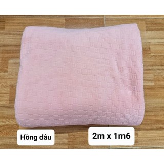 (Hỏa tốc) Chăn mền lông tuyết Campuchia siêu mịn khổ 2m2, 2m