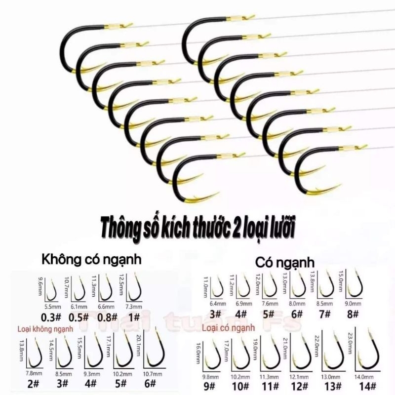 1 Vỉ Thẻo Đôi Buộc Sẵn 3260 Có Ngạnh Và Không Ngạnh Câu Cá Siêu Sắc Bén