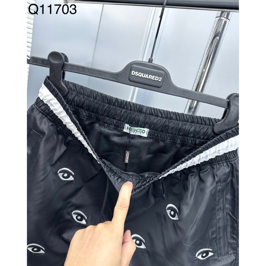 Quần Shorts Gió FD Cạp Logo Trẻ Trung Mặc Thường Ngày Cho Nam