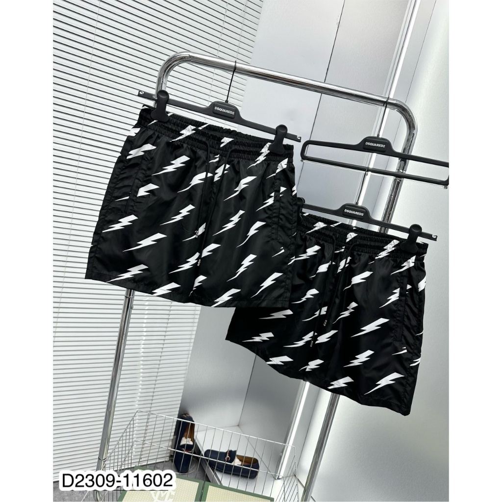 Quần Shorts Gió FD Cạp Logo Trẻ Trung Mặc Thường Ngày Cho Nam